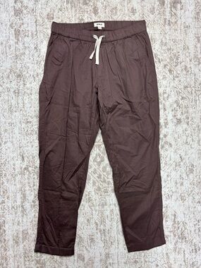 Pact Brown Organic Cotton Pants L